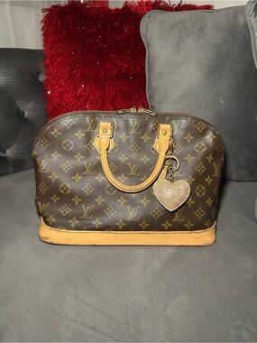 LOUIS VUITTON ALMA PAINTED AND REFURBISHED